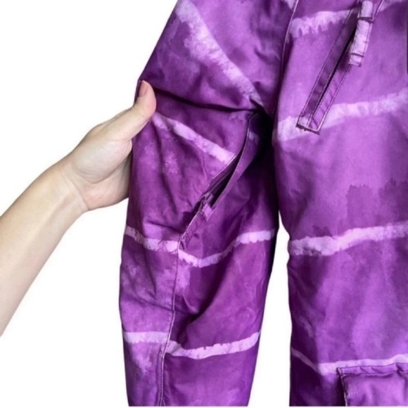 Billabong Womens Winter Jacket Purple Tie Dye Ski
Snowboard Waterproof Hooded - Picture 8 of 15